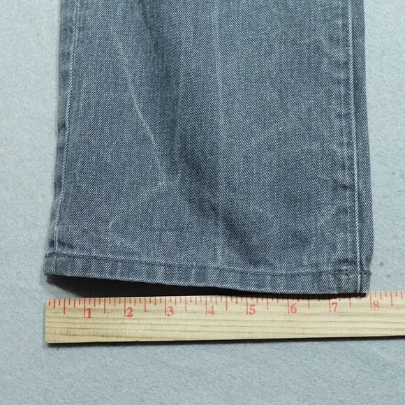Ecko Unltd Jeans Men 38x30 711 Slim Fit Gray Denim Pants Casual Straight Leg - Picture 4 of 11